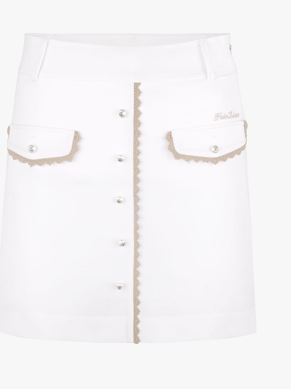 NWT Lace Pocket High-Waist H-Line Golf Skirt